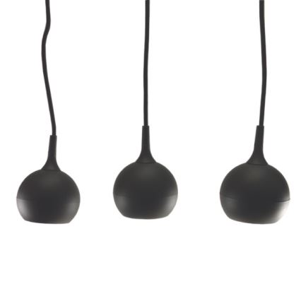 Κρεμαστό φωτιστικό οροφής COLM 3xGU10/30W/230V μαύρο