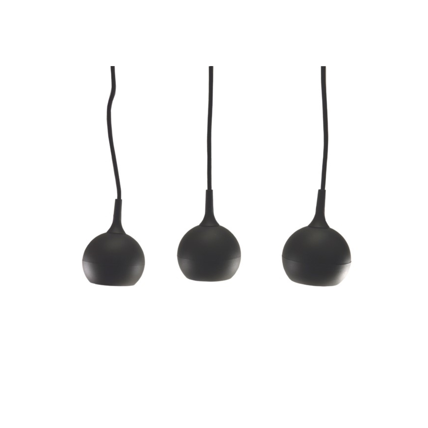 Κρεμαστό φωτιστικό οροφής COLM 3xGU10/30W/230V μαύρο