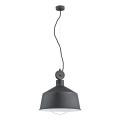 Κρεμαστό φωτιστικό οροφής CORA 1xE27/15W/230V γκρι