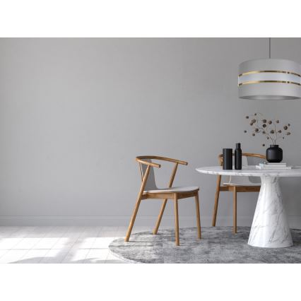 Κρεμαστό φωτιστικό οροφής CORAL 1xE27/60W/230V δ. 40 cm γκρι