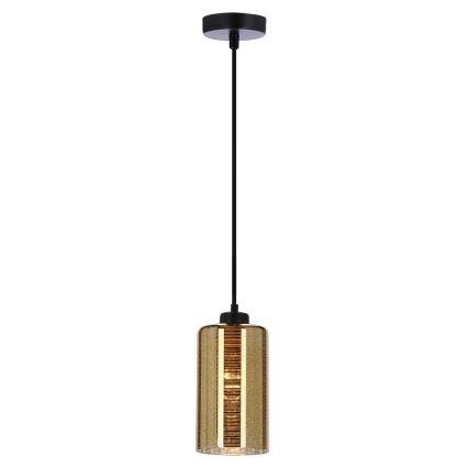Κρεμαστό φωτιστικό οροφής COX 1xE27/60W/230V χρυσό