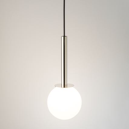 Κρεμαστό φωτιστικό οροφής DAISY 1xG9/12W/230V διάμετρος 14 cm γυαλιστερό χρώμιο/μαύρο/λευκό