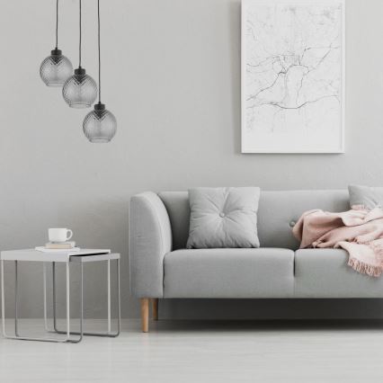 Κρεμαστό φωτιστικό οροφής DEVON 3xE27/15W/230V