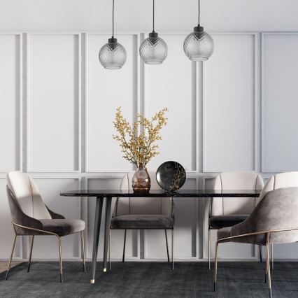 Κρεμαστό φωτιστικό οροφής DEVON 3xE27/15W/230V