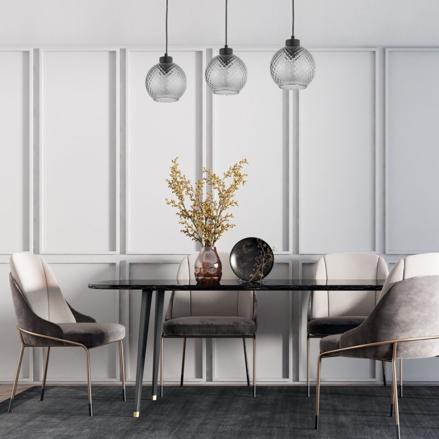 Κρεμαστό φωτιστικό οροφής DEVON 3xE27/15W/230V