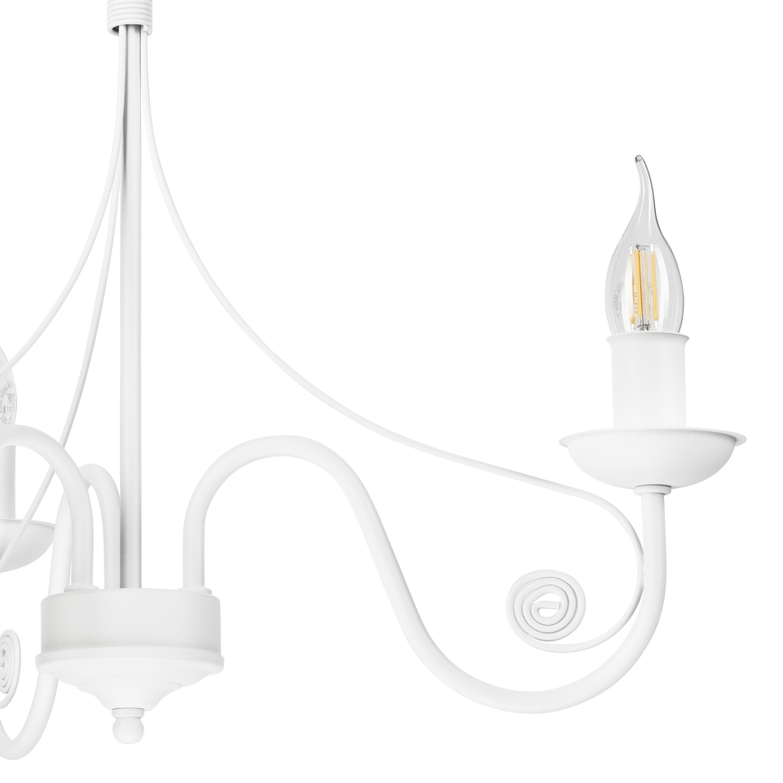 Κρεμαστό φωτιστικό οροφής DONATO 3xE14/40W/230V λευκό