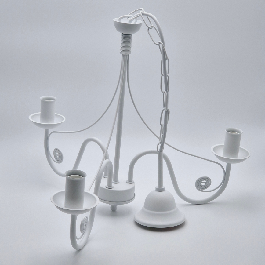 Κρεμαστό φωτιστικό οροφής DONATO 3xE14/40W/230V λευκό