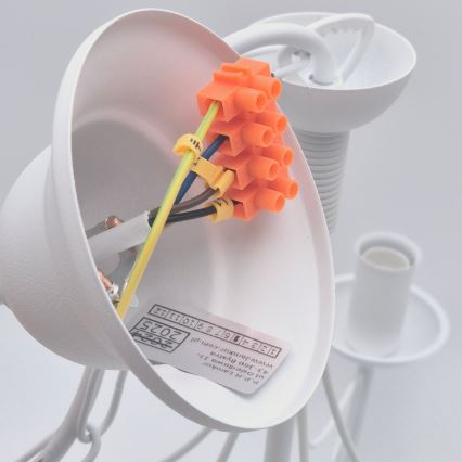 Κρεμαστό φωτιστικό οροφής DONATO 3xE14/40W/230V λευκό