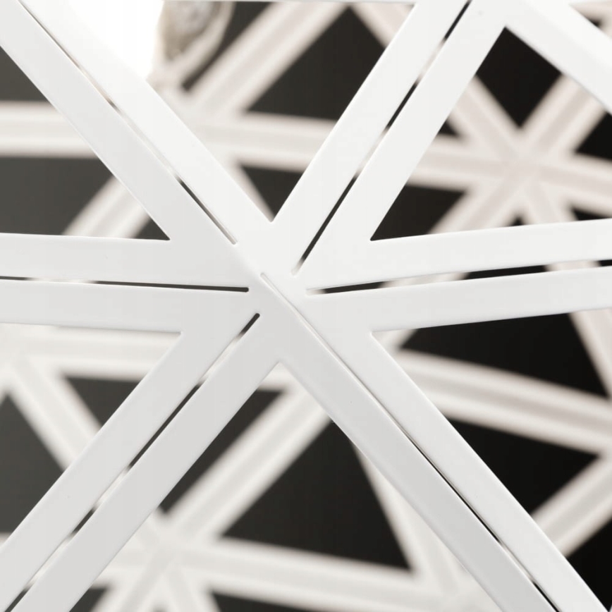 Κρεμαστό φωτιστικό οροφής FROZEN 1xE27/60W/230V διάμετρος 50 cm λευκό