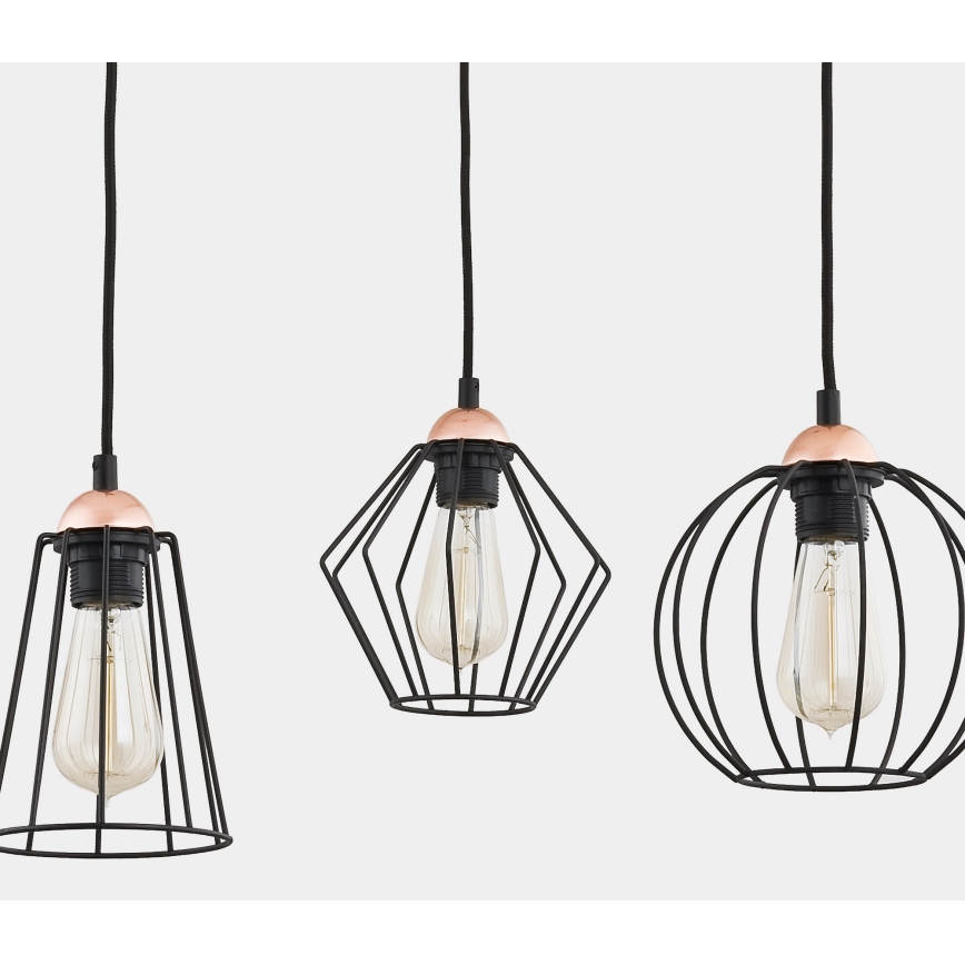 Κρεμαστό φωτιστικό οροφής GALAXY 4xE27/60W/230V spider