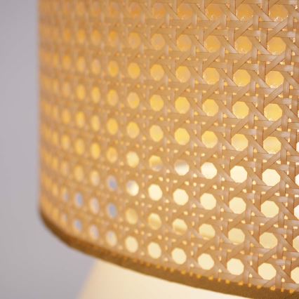 Κρεμαστό φωτιστικό οροφής GRENADA 1xE27/20W/230V διάμετρος 40 cm μπεζ