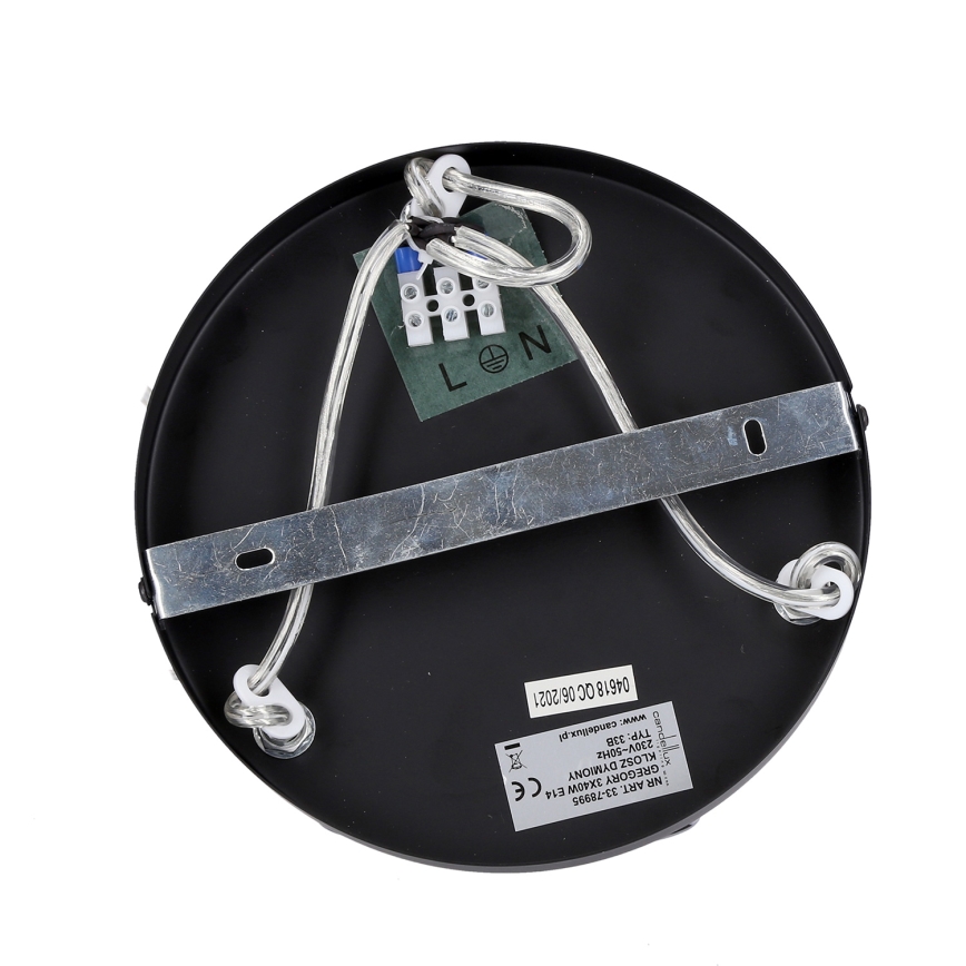 Κρεμαστό φωτιστικό οροφής GRENIKO 3xE14/40W/230V