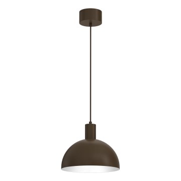 Κρεμαστό φωτιστικό οροφής HANDA με καλώδιο, 1xE27/15W/230V, καφέ