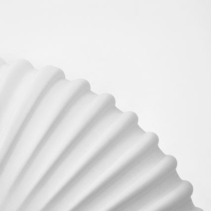 Κρεμαστό φωτιστικό οροφής HARMA 1xE27/15W/230V διάμετρος 25 cm λευκό/μαύρο