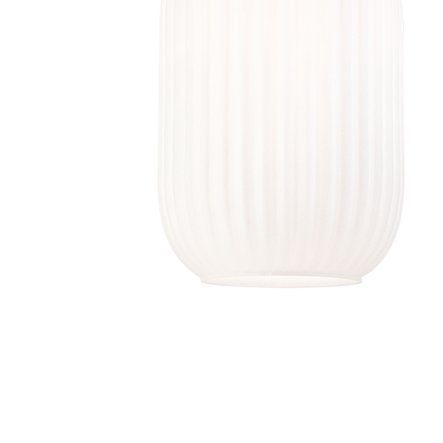 Κρεμαστό φωτιστικό οροφής HARMONY 1xE27/15W/230V διάμετρος 14 cm λευκό/δρυς