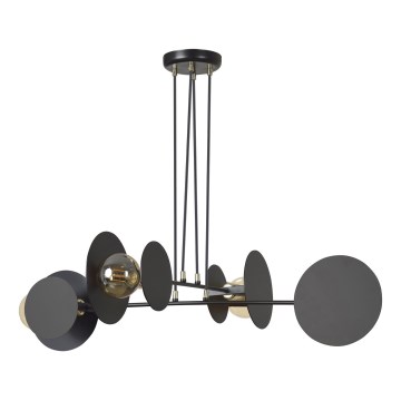 Κρεμαστό φωτιστικό οροφής IDEA 4xE27/15W/230V μαύρο