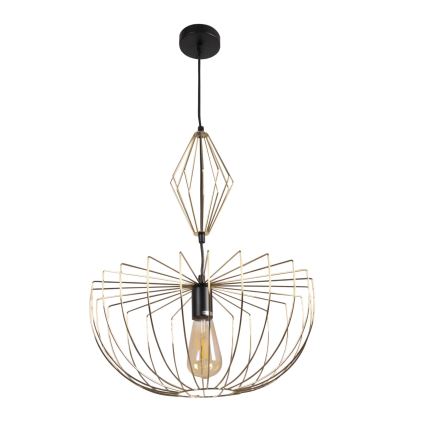 Κρεμαστό φωτιστικό οροφής JASMINA 1xE27/20W/230V διάμετρος 40 cm χρυσό