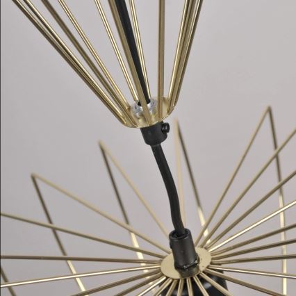 Κρεμαστό φωτιστικό οροφής JASMINA 1xE27/20W/230V διάμετρος 40 cm χρυσό