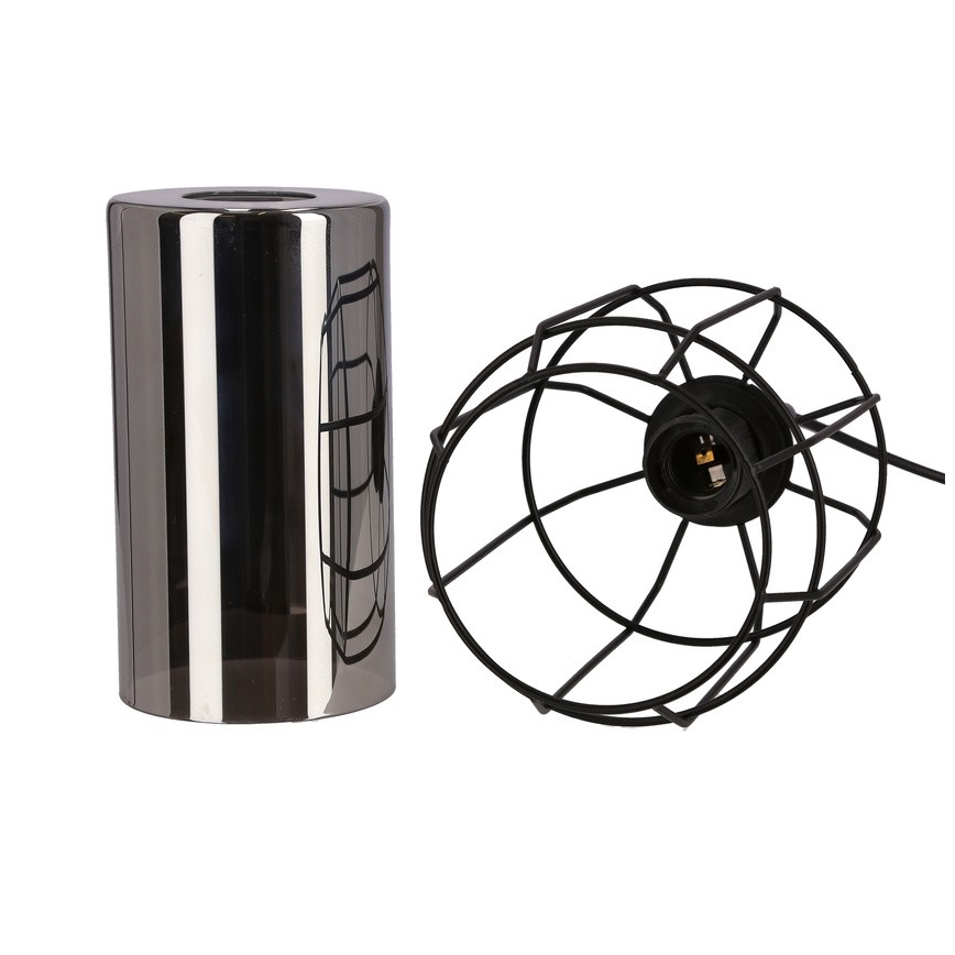 Κρεμαστό φωτιστικό οροφής  JONERA 1xE27/40W/230V μαύρο