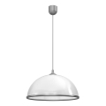 Κρεμαστό φωτιστικό οροφής KITCHEN 1xE27/15W/230V λευκό/γυαλιστερό χρώμιο