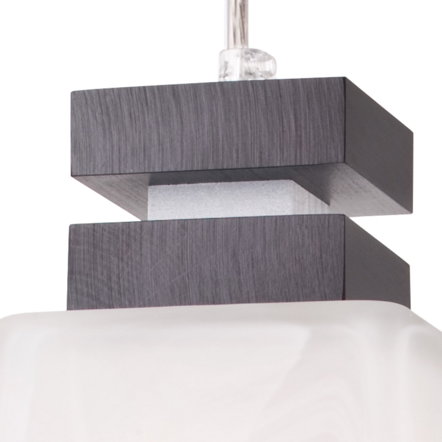 Κρεμαστό φωτιστικό οροφής KUBUS 1xE27/60W/230V οξιά