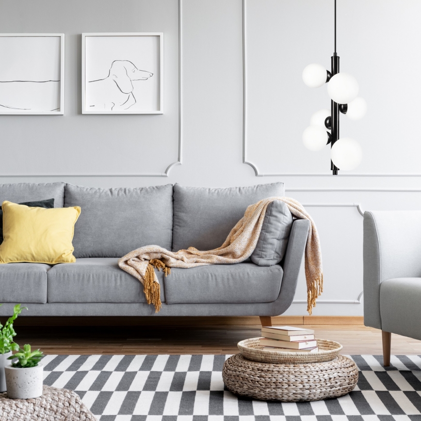 Κρεμαστό φωτιστικό οροφής LARRY 6xG9/15W/230V