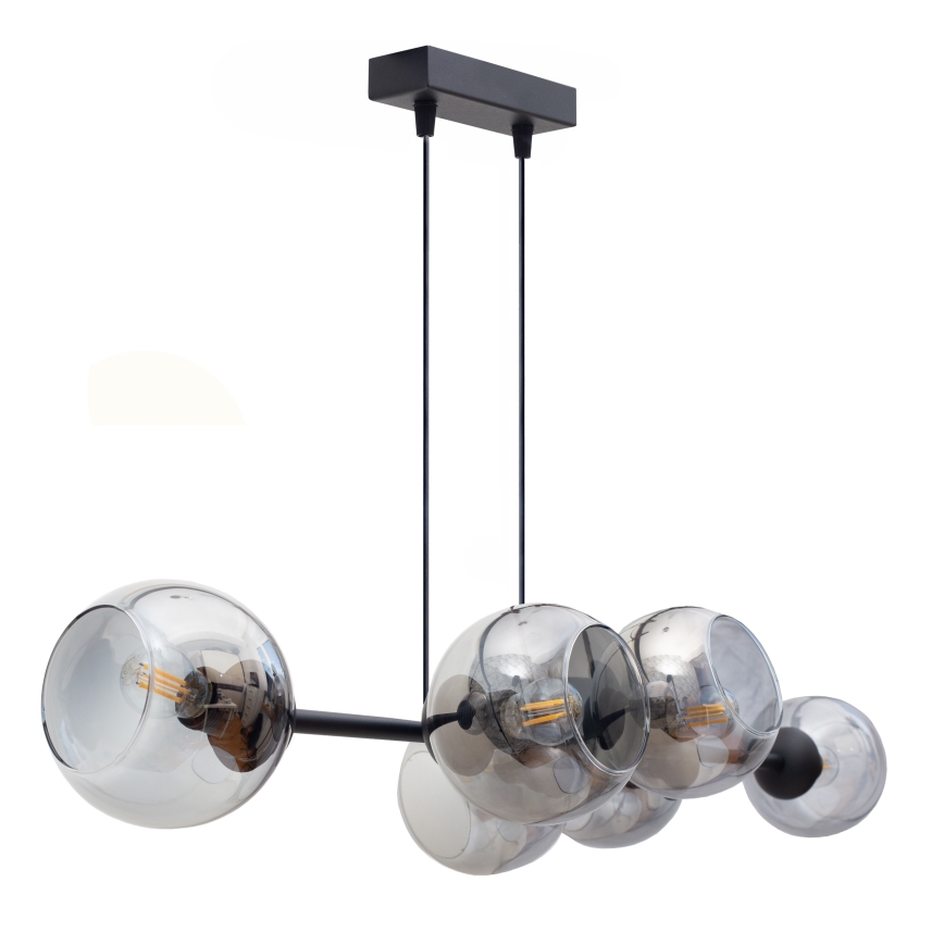 Κρεμαστό φωτιστικό οροφής LATIL 6xE27/60W/230V