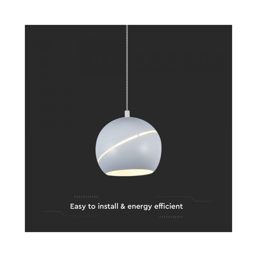 Κρεμαστό φωτιστικό οροφής LED αφής LED/8,5W/230V 3000K λευκό