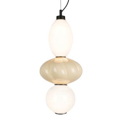 Κρεμαστό φωτιστικό οροφής LED ASCOLI LED/18W/230V διάμετρος 20 cm μπεζ