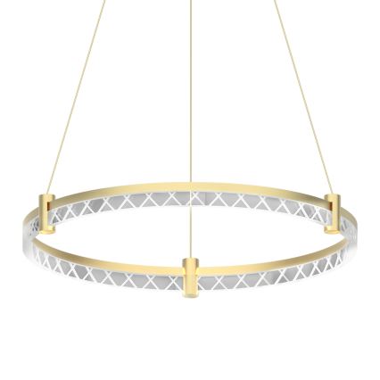 Κρεμαστό φωτιστικό οροφής LED ELEGANCE LED/36W/230V διάμετρος 60 cm χρυσό