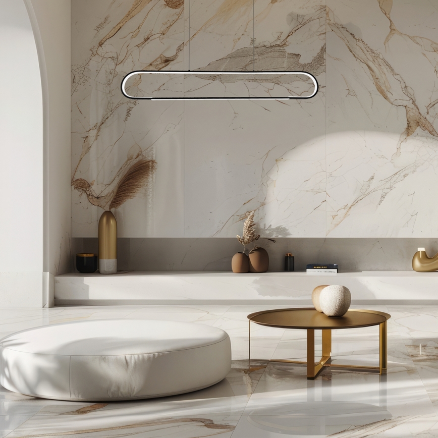 Κρεμαστό φωτιστικό οροφής LED FRAME LED/42W/230V μαύρο