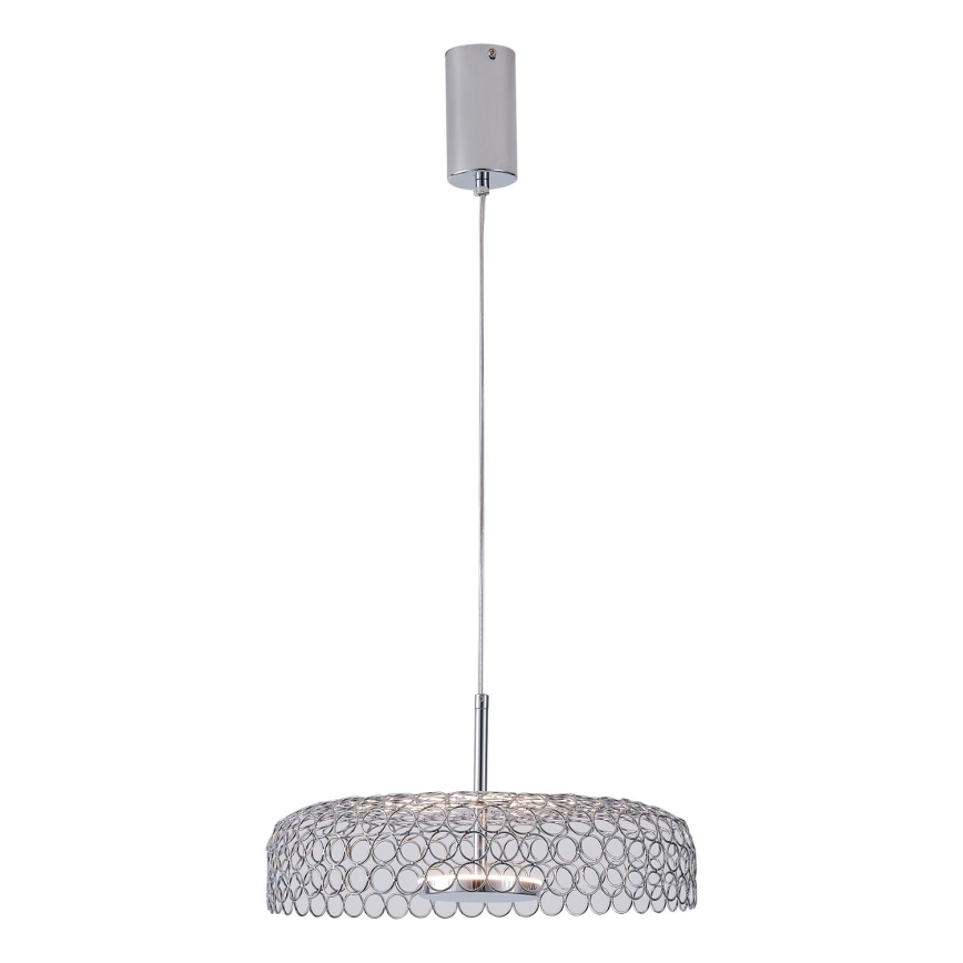 Κρεμαστό φωτιστικό οροφής LED LED/10W/230V 3000K γυαλιστερό χρώμιο διάμετρος 35 cm