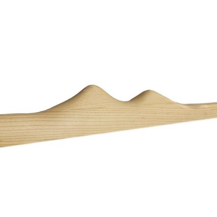 Κρεμαστό φωτιστικό οροφής LED LED/22W/230V 4000K 120 cm τέφρα/μασίφ ξύλο