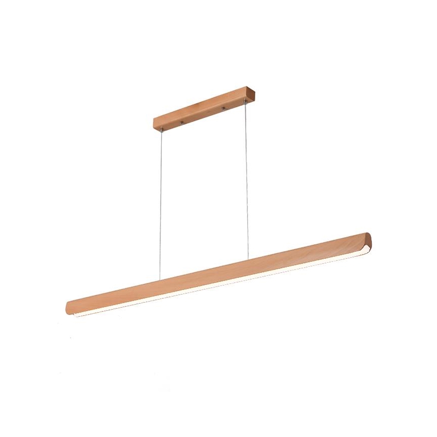 Κρεμαστό φωτιστικό οροφής LED LED/22W/230V 4000K 120 cm οξιά/μασίφ ξύλο