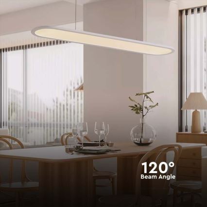 Κρεμαστό φωτιστικό οροφής LED LED/24W/230V 3000K λευκό