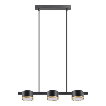 Κρεμαστό φωτιστικό οροφής LED MIRELLA 3xGX53/6W/230V μαύρο