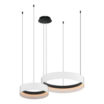 Κρεμαστό φωτιστικό οροφής LED ORBITA LED/72W/230V λευκό/μαύρο