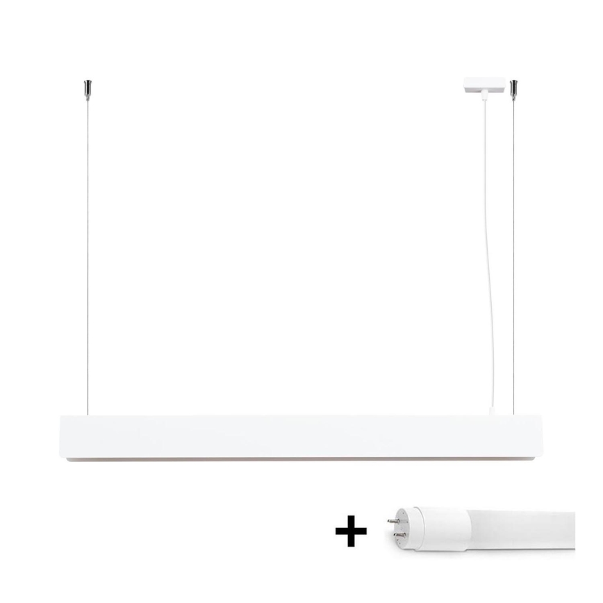 Κρεμαστό φωτιστικό οροφής LED SPARK 1xG13/8,5W/230V λευκό