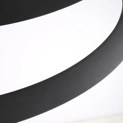 Κρεμαστό φωτιστικό οροφής LED TANGO LED/44W/230V 4000K διάμετρος 60 cm μαύρο