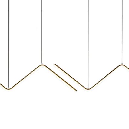 Κρεμαστό φωτιστικό οροφής LED VERTE 2xLED/11W/230V μαύρο