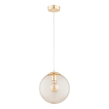 Κρεμαστό φωτιστικό οροφής LEILA 1xE27/15W/230V χρυσό