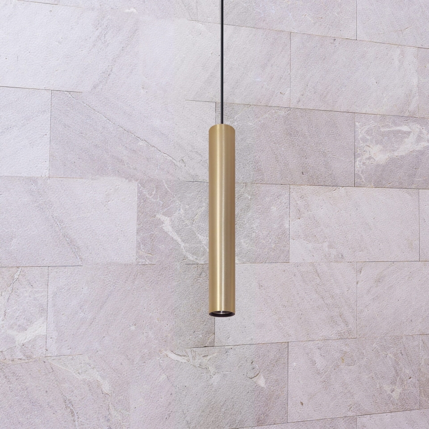 Κρεμαστό φωτιστικό οροφής LUNGOMARE 1xGU10/10W/230V χρυσό