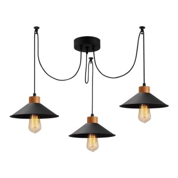 Κρεμαστό φωτιστικό οροφής MANAVGAT 3xE27/40W/230V spider