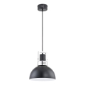 Κρεμαστό φωτιστικό οροφής MEGEN 1xE27/15W/230V μαύρο
