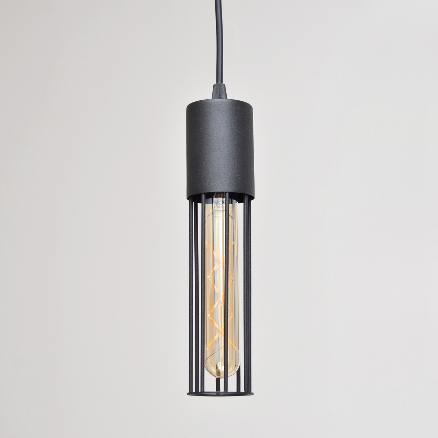 Κρεμαστό φωτιστικό οροφής MELODY 1xE27/15W/230V μαύρο