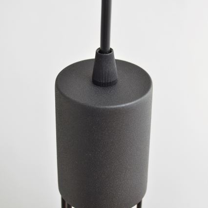 Κρεμαστό φωτιστικό οροφής MELODY 3xE27/15W/230V μαύρο