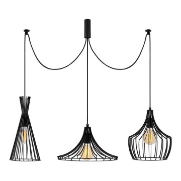 Κρεμαστό φωτιστικό οροφής MEZOPOTAMYA 3xE27/40W/230V spider