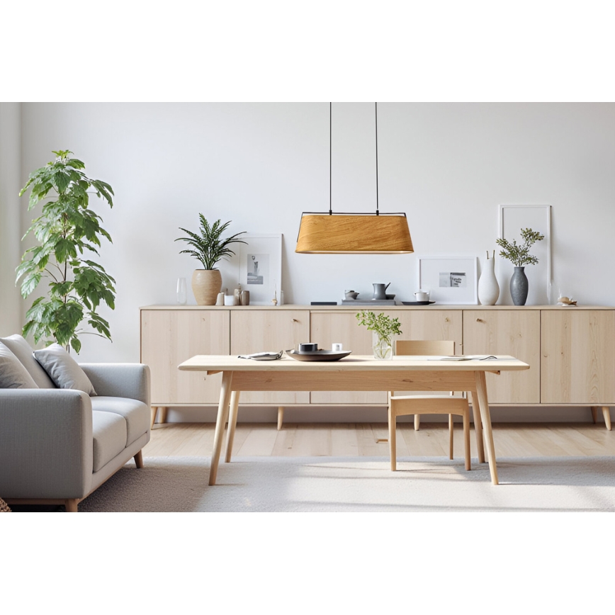 Κρεμαστό φωτιστικό οροφής MILBURY 2xE27/40W/230V καφέ