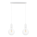 Κρεμαστό φωτιστικό οροφής MIROS 2xE27/60W/230V λευκό
