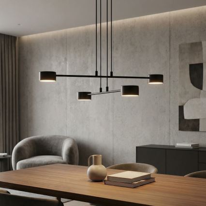 Κρεμαστό φωτιστικό οροφής MODUS 4xGX53/12W/230V μαύρο